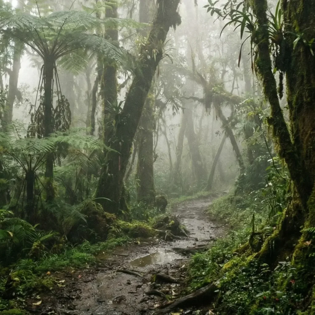 Lugares escondidos en Cusco Bosques de niebla de Paucartambo
