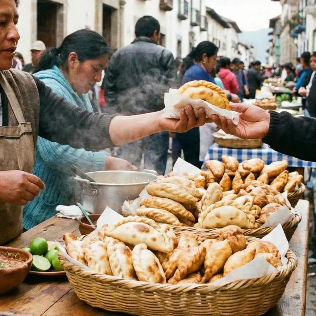 Comida Callejera Peruana Empanadas
