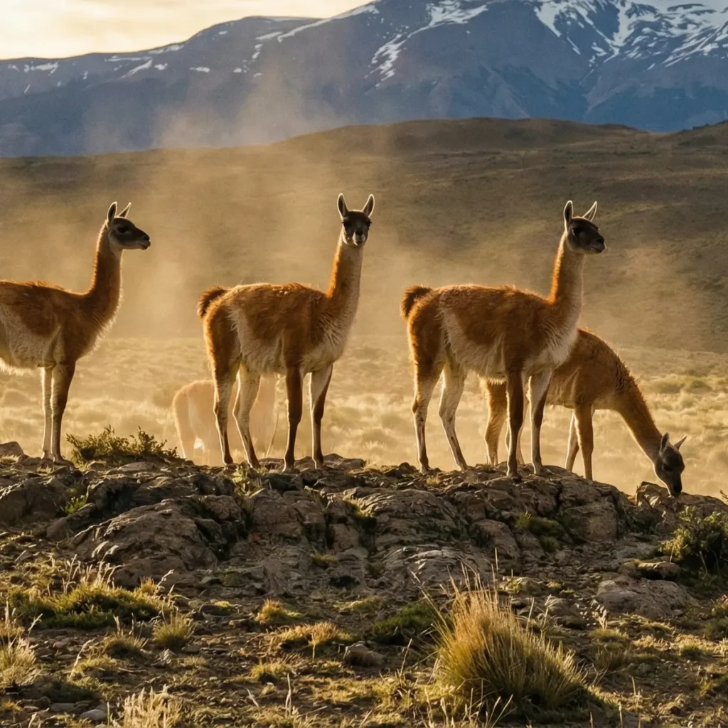 Camélidos Peruanos Guanacos