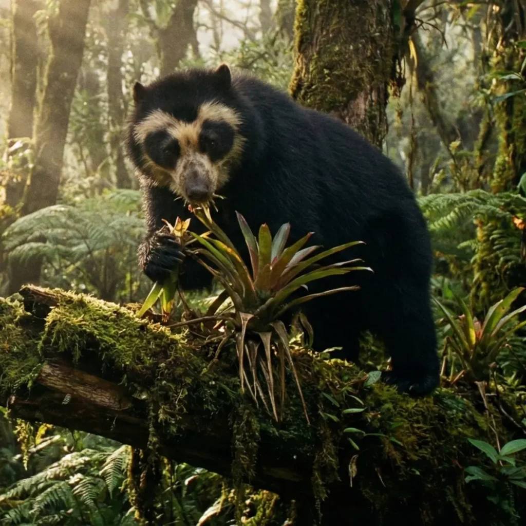 Animales del Perú Oso de Anteojos